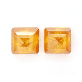 Yellow Icy Diamond Pair (3.78 cts)